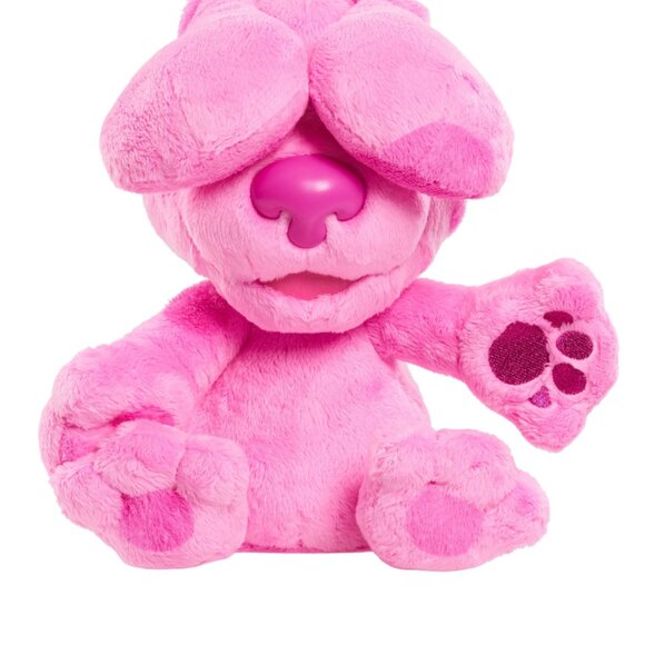 NICKELODEON BLUES CLUES & YOU Peek A Boo Magenta Plush Dog Pop Up Ears - Picture 9 of 14